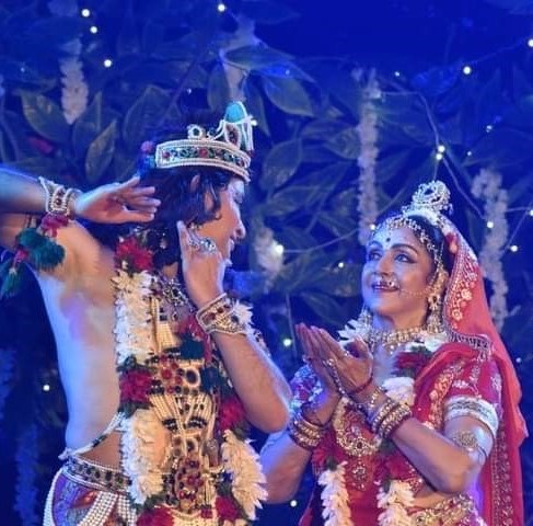 Krishna and Radha performance during Nalbari Raas Mahotsav